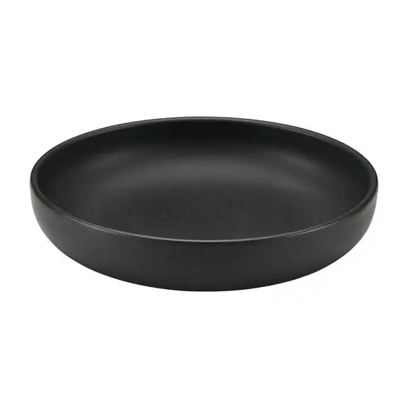 Tallrik Elements Black djup 22cm Playground