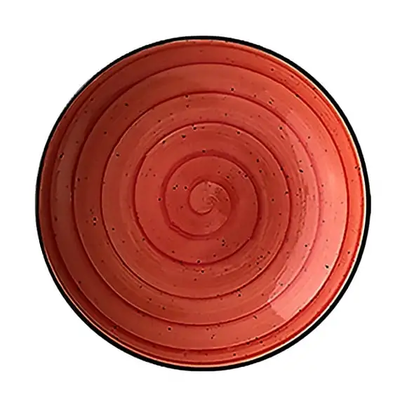 Tallrik Passion Bloom djup utan bräm 23cm Bonna