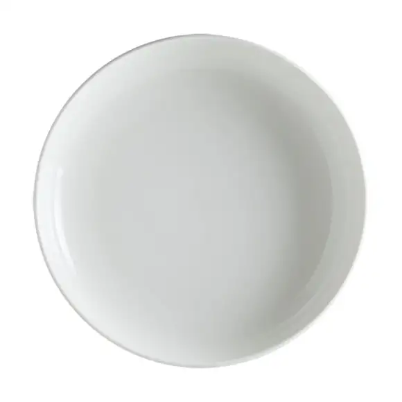 Tallrik Pott 25cm 5cm vit Bonna