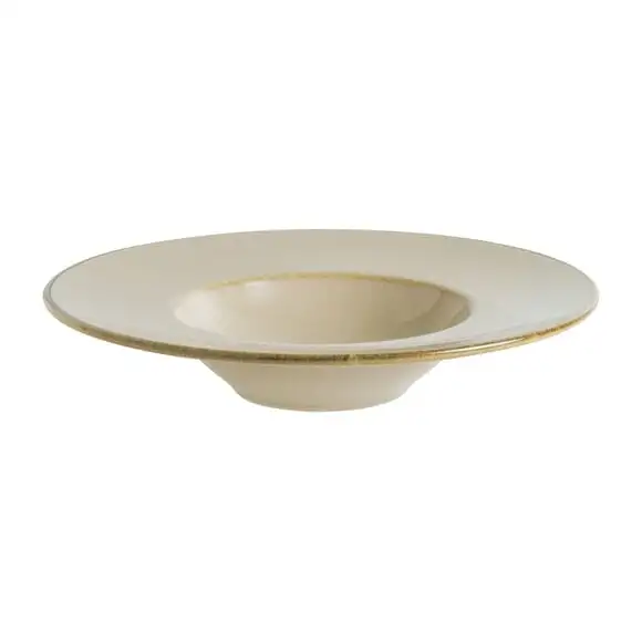 Tallrik Sand djup 28cm med bräm Bonna