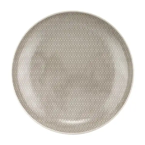 Tallrik Scope djup 29cm utan bräm Glow Grey relifmönster Bauscher