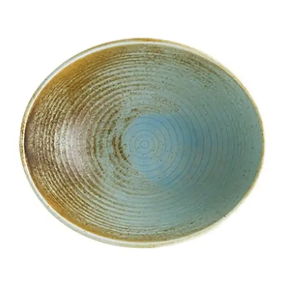 Tallrik/Skål Coral oval djup 17cm Bonna