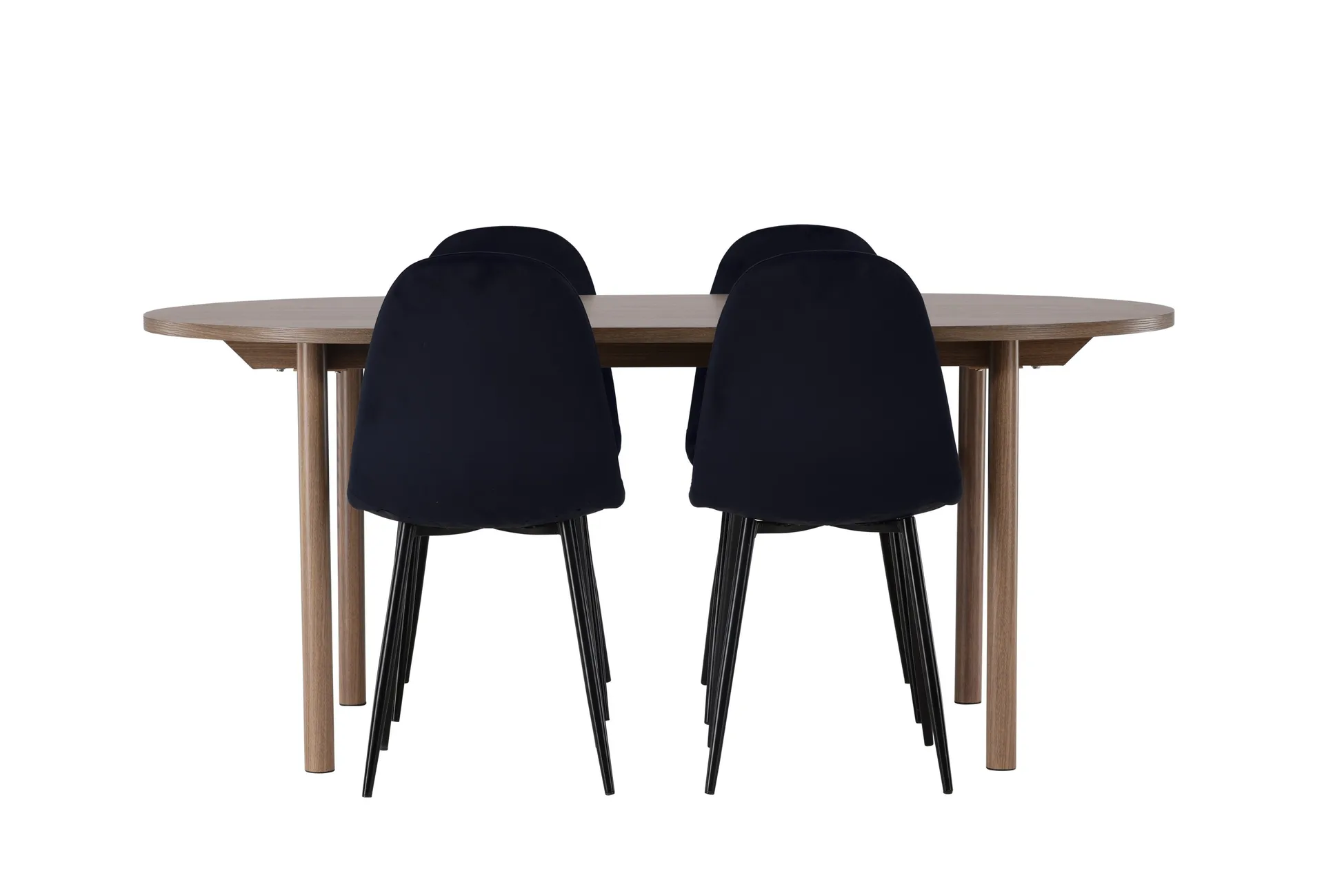 Andy Matgrupp 180 cm Oval med 4 Polar stolar