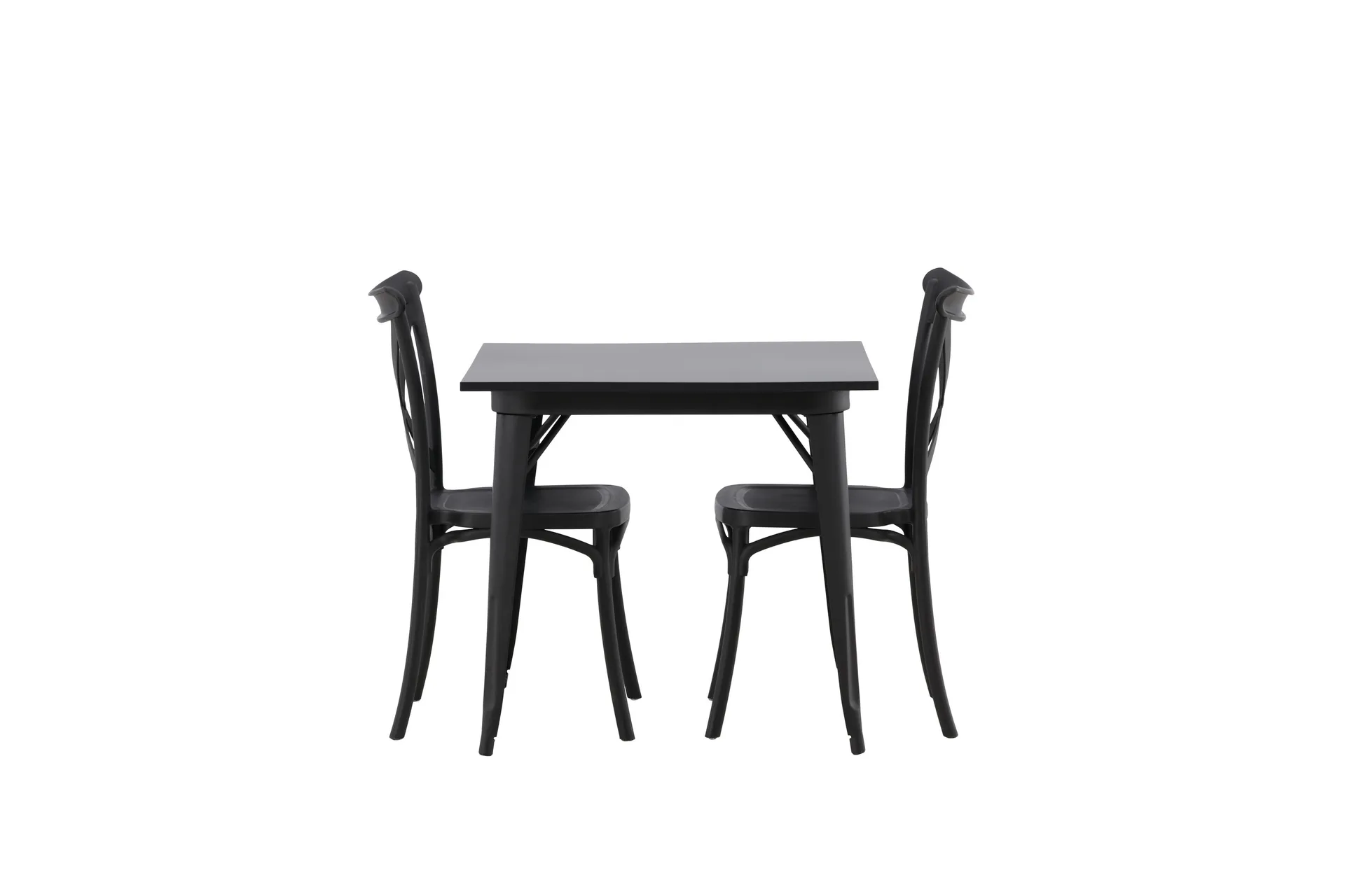 Tempe Matgrupp 80 cm Rektangulär med 2 Crosett stolar