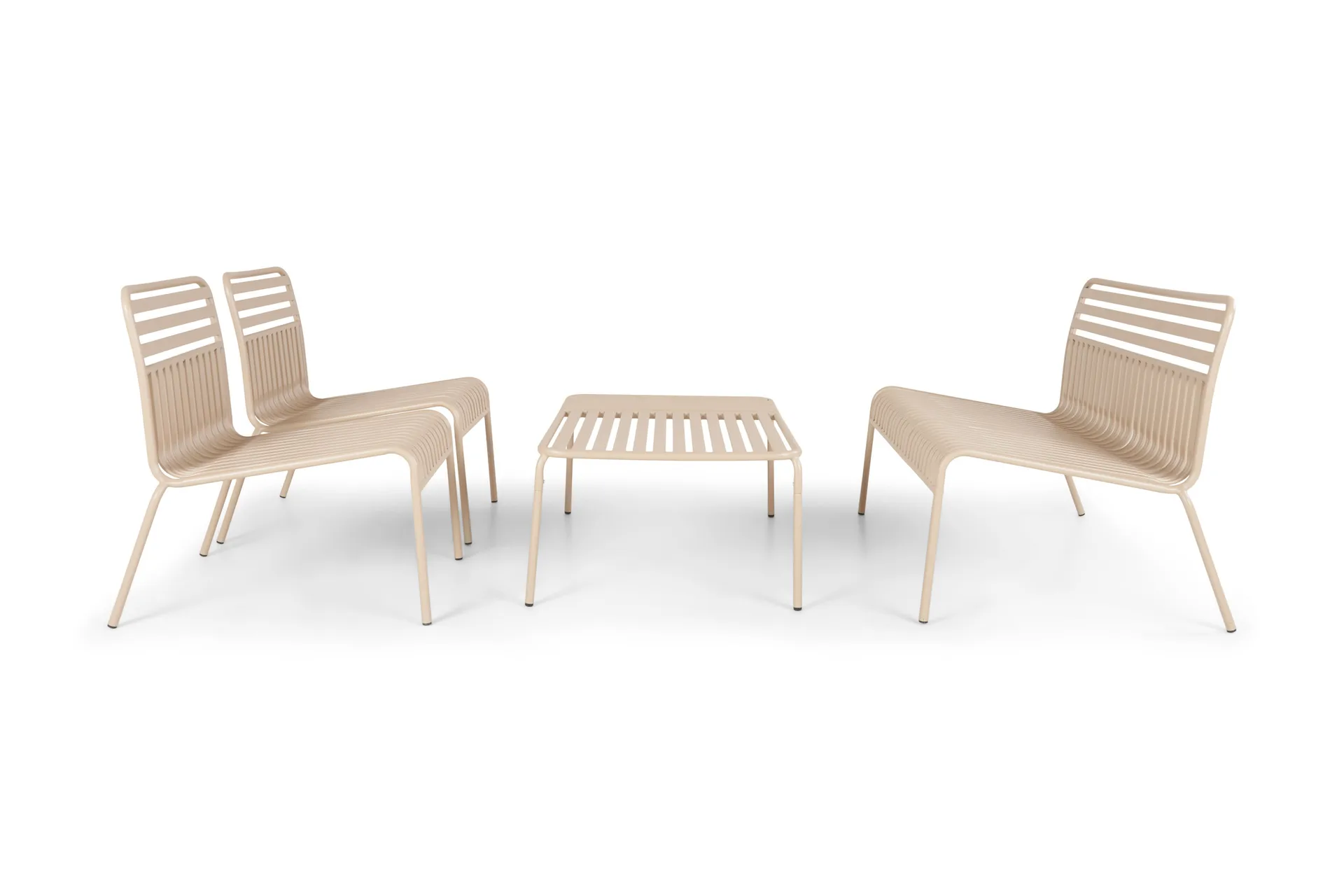 Comfort Garden Jarva Liten 4-sits Soffgrupp Utomhus i metall Beige