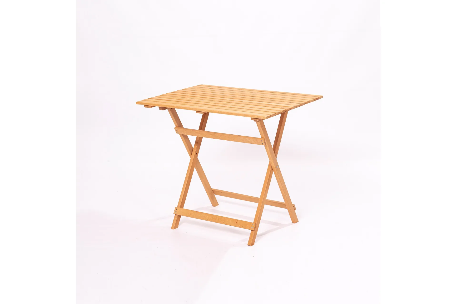 Emirhan Hopfällbart Cafébord och Kaffebord Utomhus 80 cm Trä