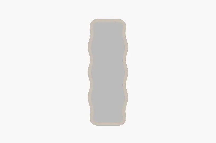 Aror Vägghängd Spegel Rektangulär 50 cm