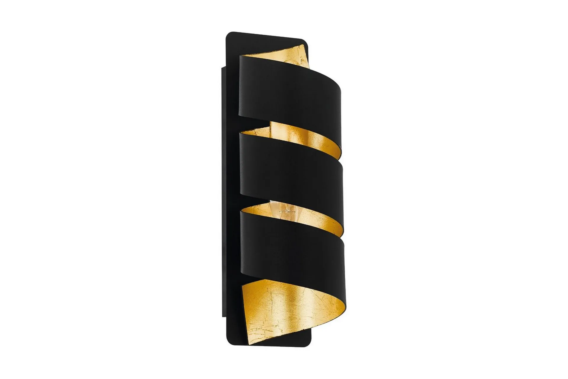 Eglo Vägglampa Eglo Elizondo Svart/Guld
