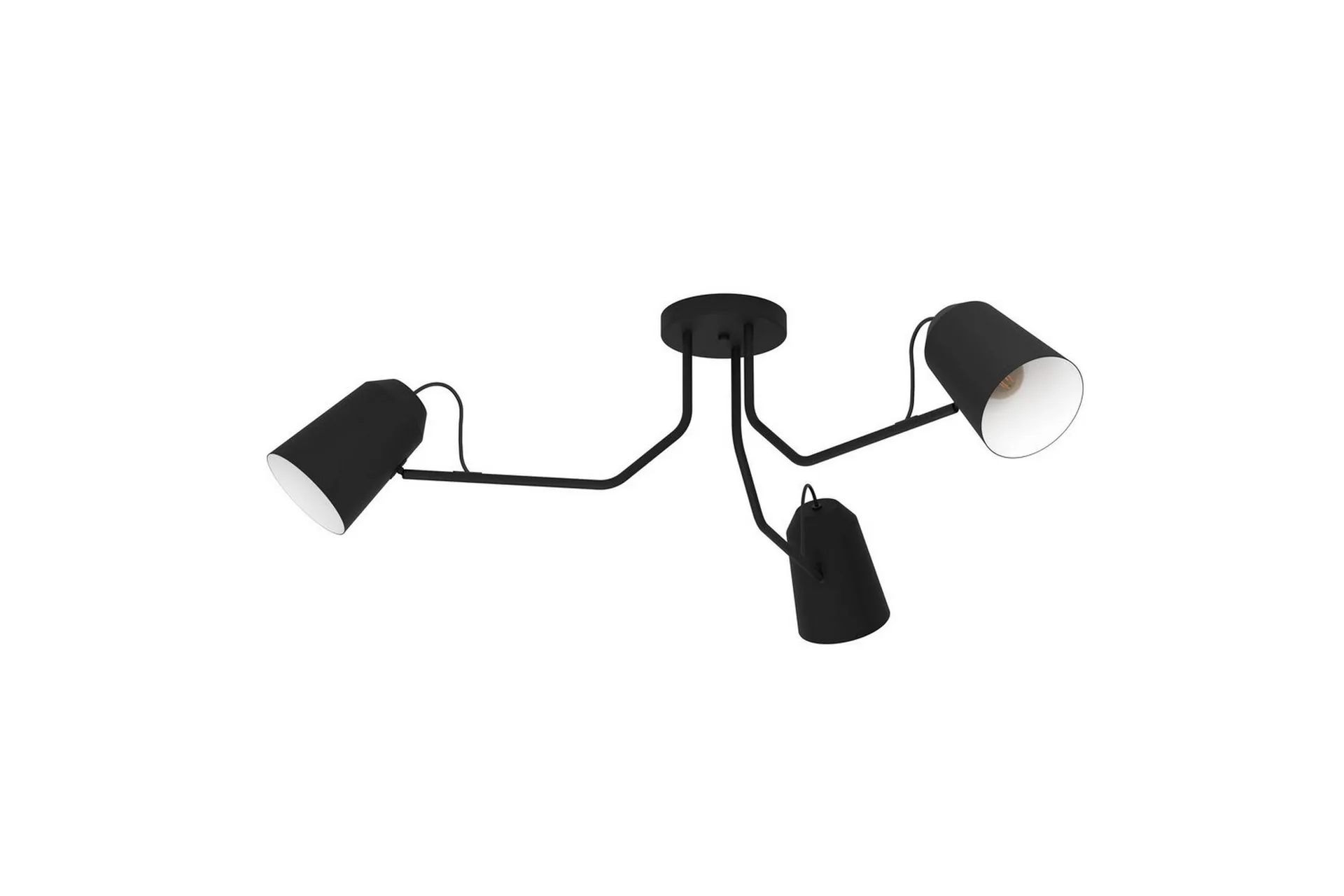 Eglo Taklampa Eglo Loreto Svart/Vit