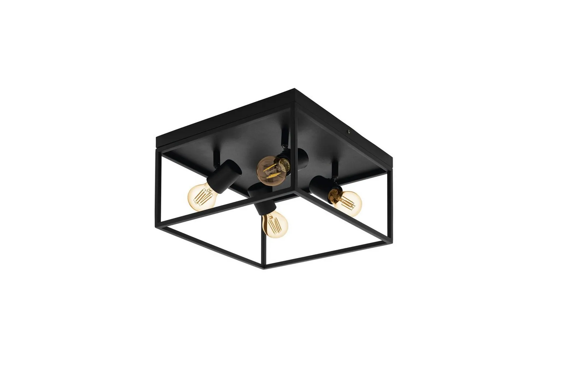 Eglo Taklampa Eglo Silentina med 4 Lampor Svart
