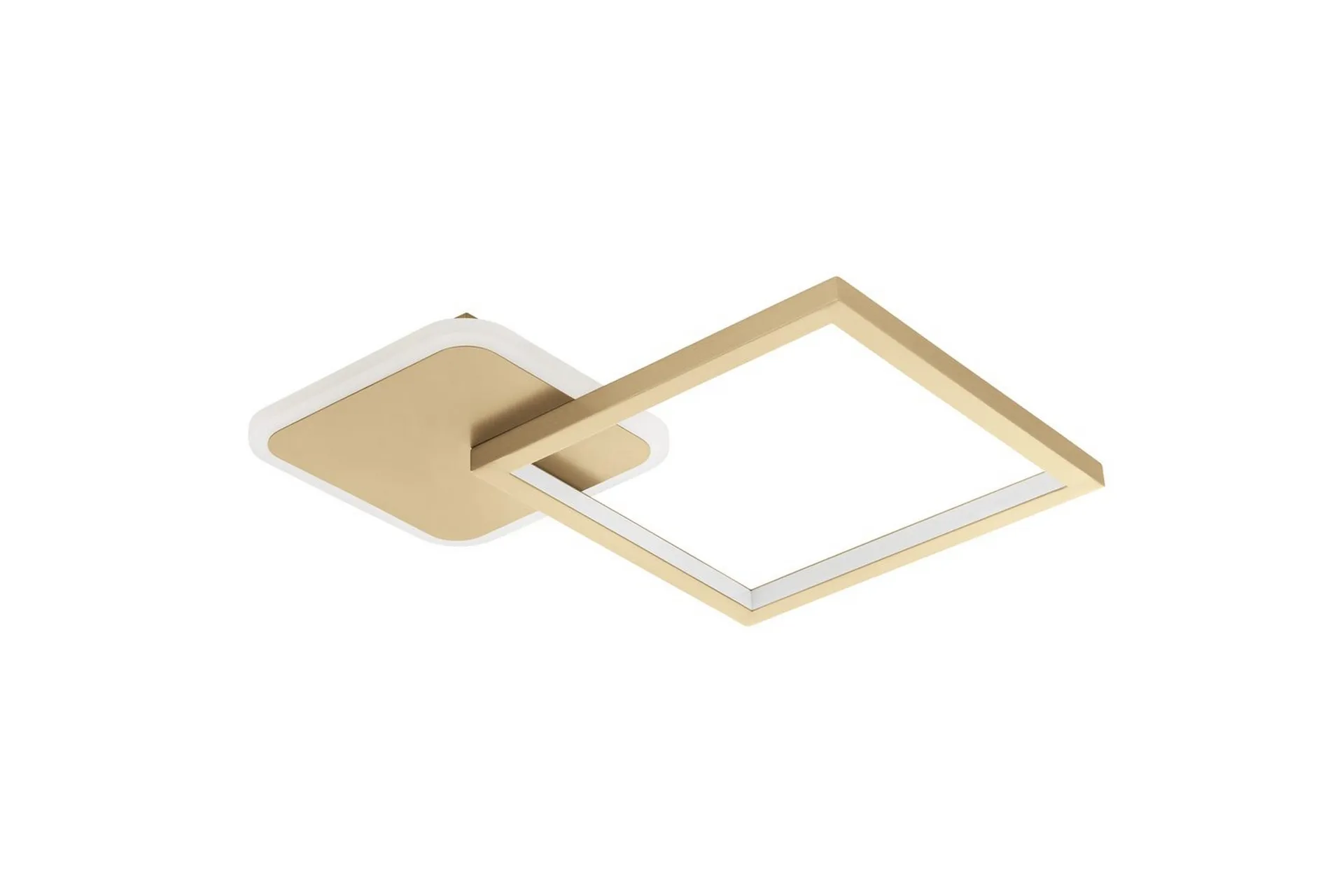 Eglo Taklampa Eglo Gafares Kvadrat Guldfärgad/Vit Guld/Vit