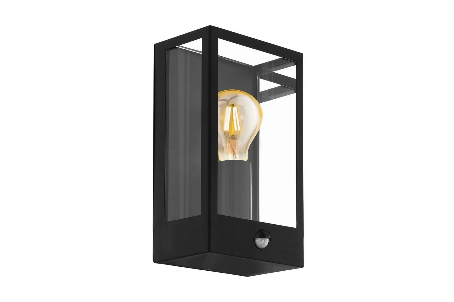 Eglo Vägglampa Utebelysning Eglo Alamonte med Sensor Svart/Vit