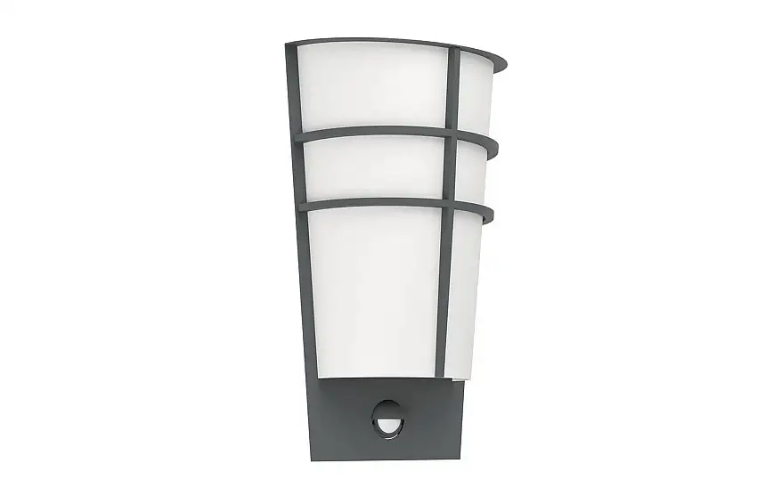 Eglo Vägglampa Utebelysning Eglo Breganzo 1 Antracit/Vit