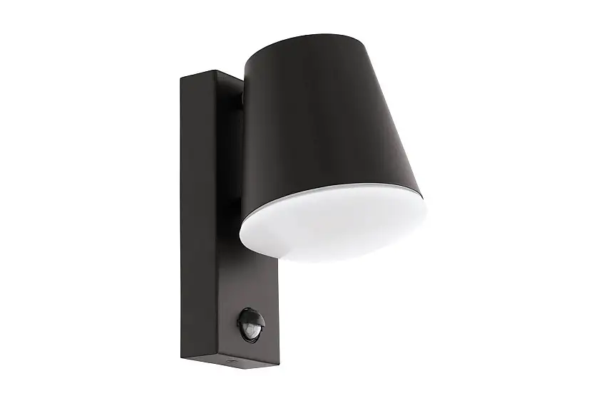 Eglo Vägglampa Utebelysning Eglo Caldiero med Sensor Antracit/Vit