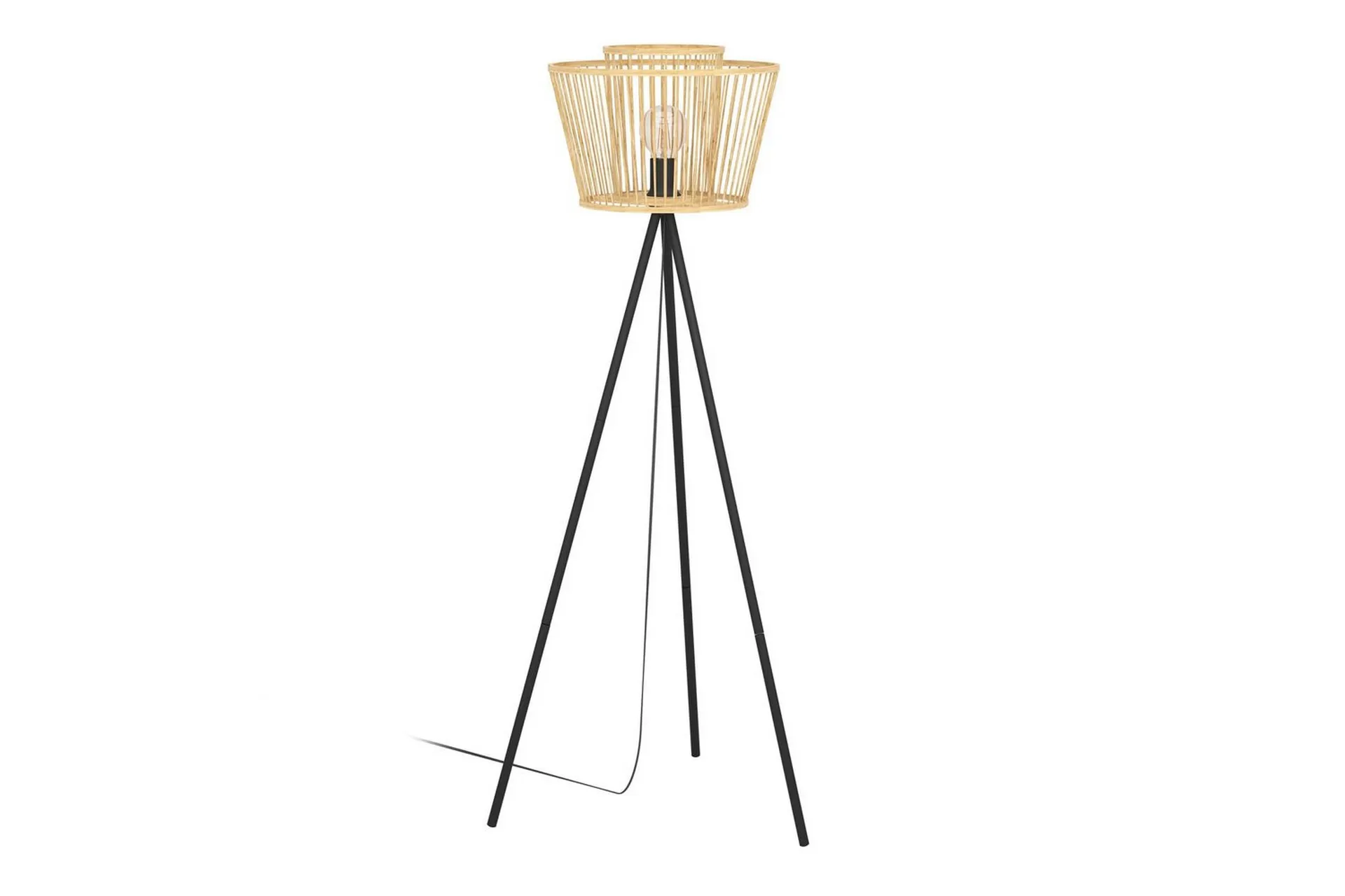Eglo Golvlampa Eglo Hykeham Svart