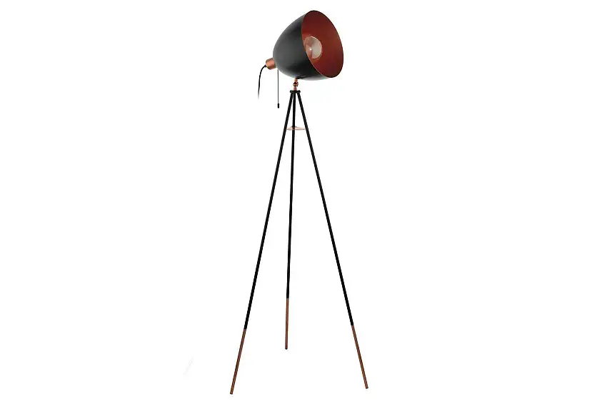 Eglo Golvlampa Eglo Chester Svart/Koppar