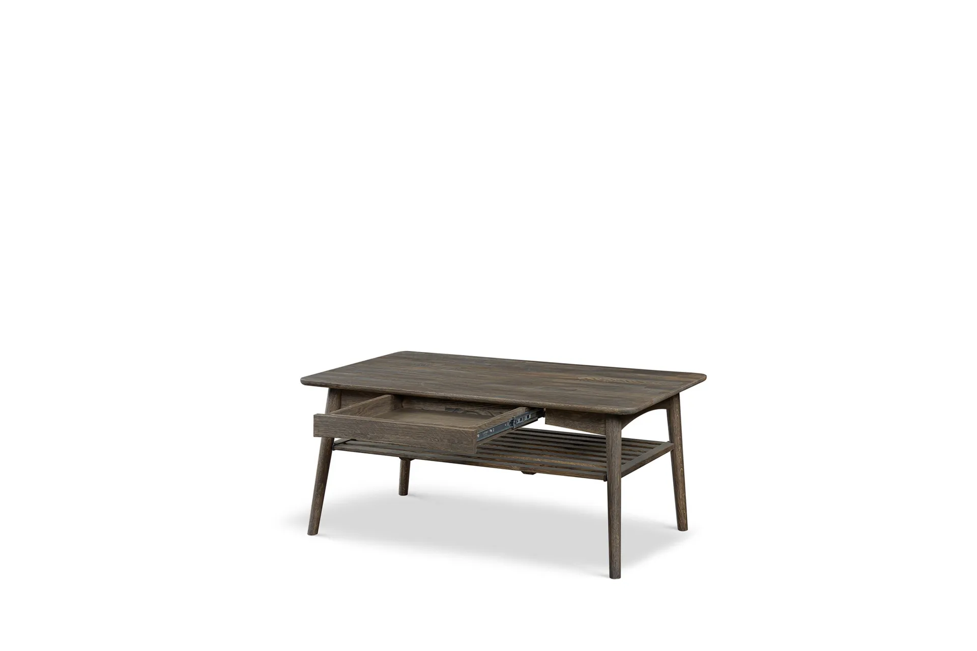 Stenexpo Kalix Soffbord 120x60 cm i massivt träMörkbrun
