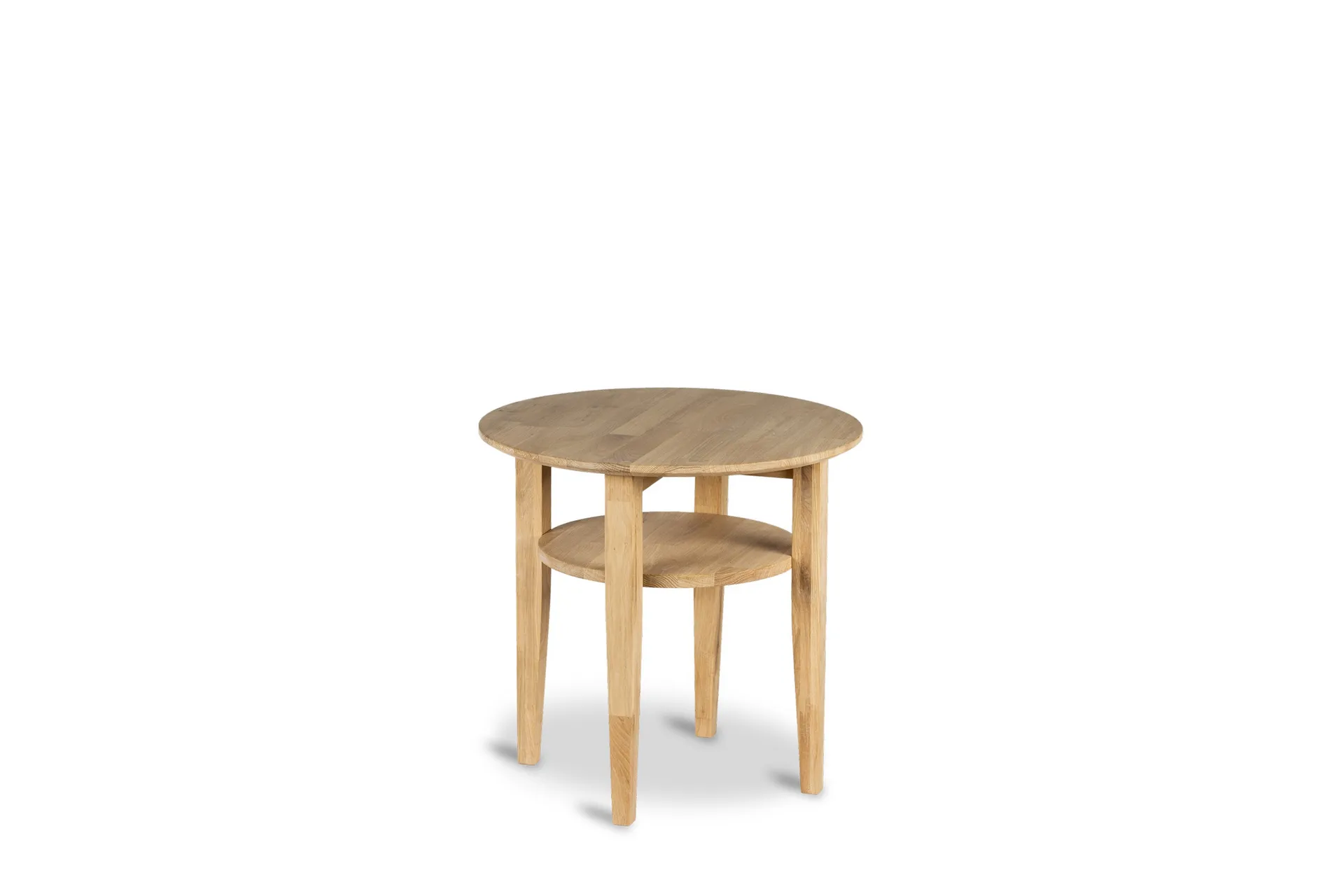 Stenexpo Waterloo Runt Soffbord 58 cm i massivt träNatur