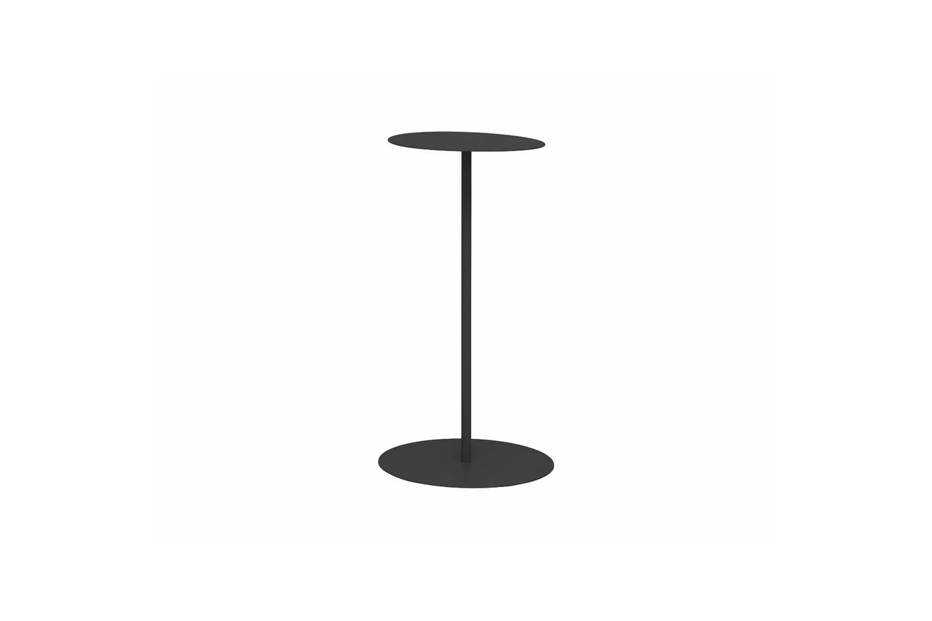 Hillerstorp Sidobord Utomhus Hillerstorp Jet Set Ø35x74 cm Svart Svart
