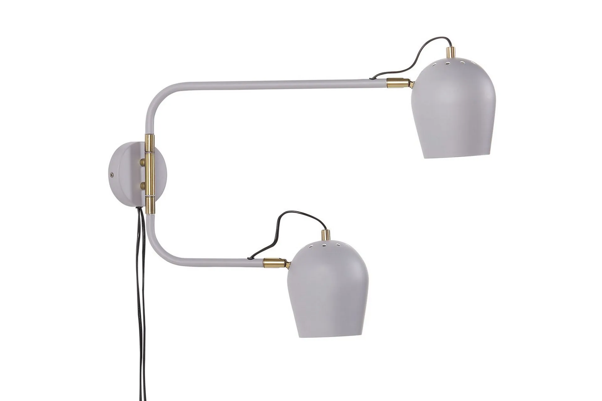 Alvarita Vägglampa E27 Ljusgrå