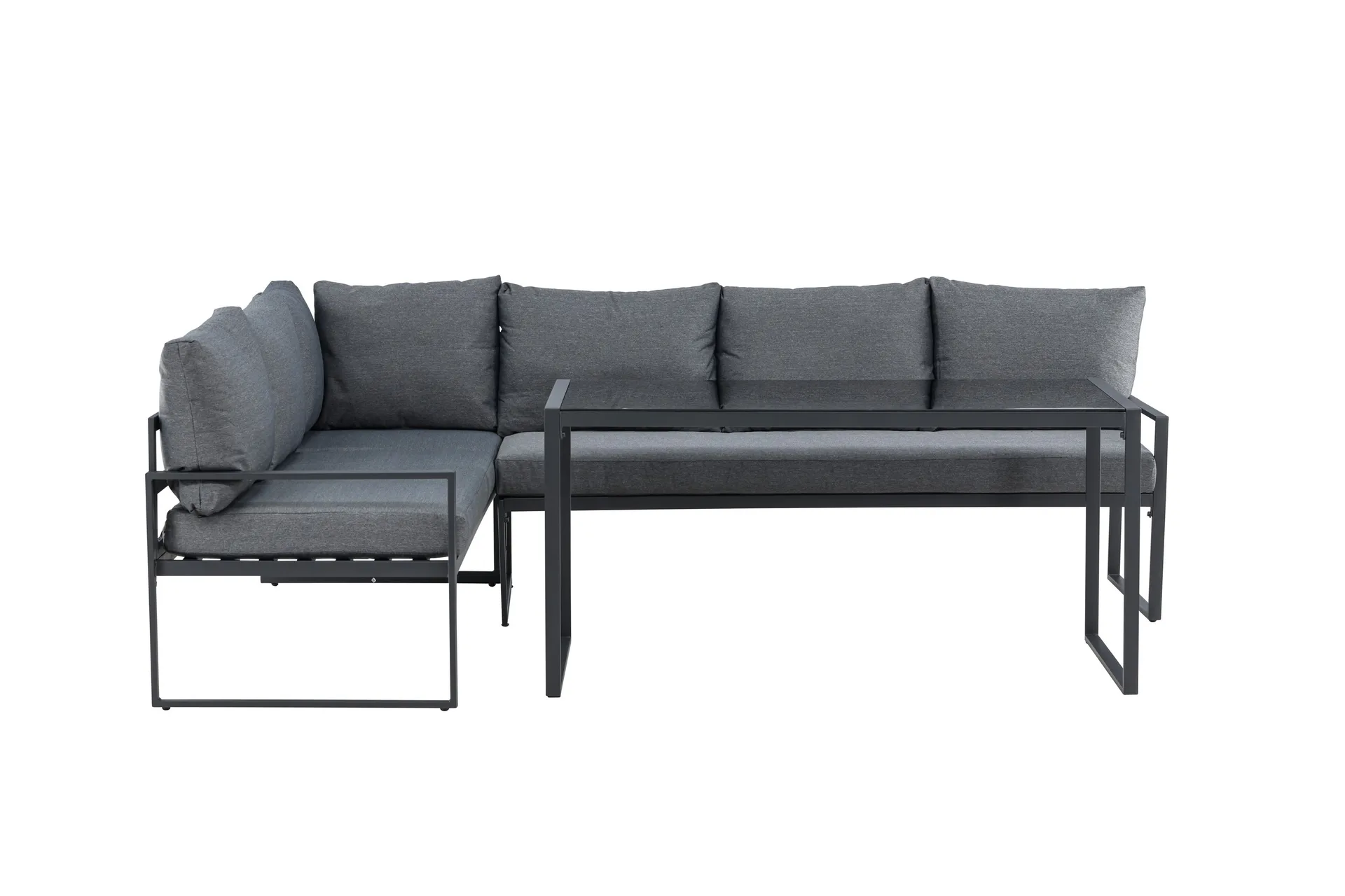 Venture Home Zingaro Soffgrupp Utomhus 4-sits Svart/Grå