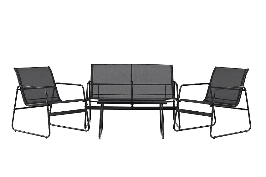 Venture Home Scopello Soffgrupp Utomhus 4-sits Svart