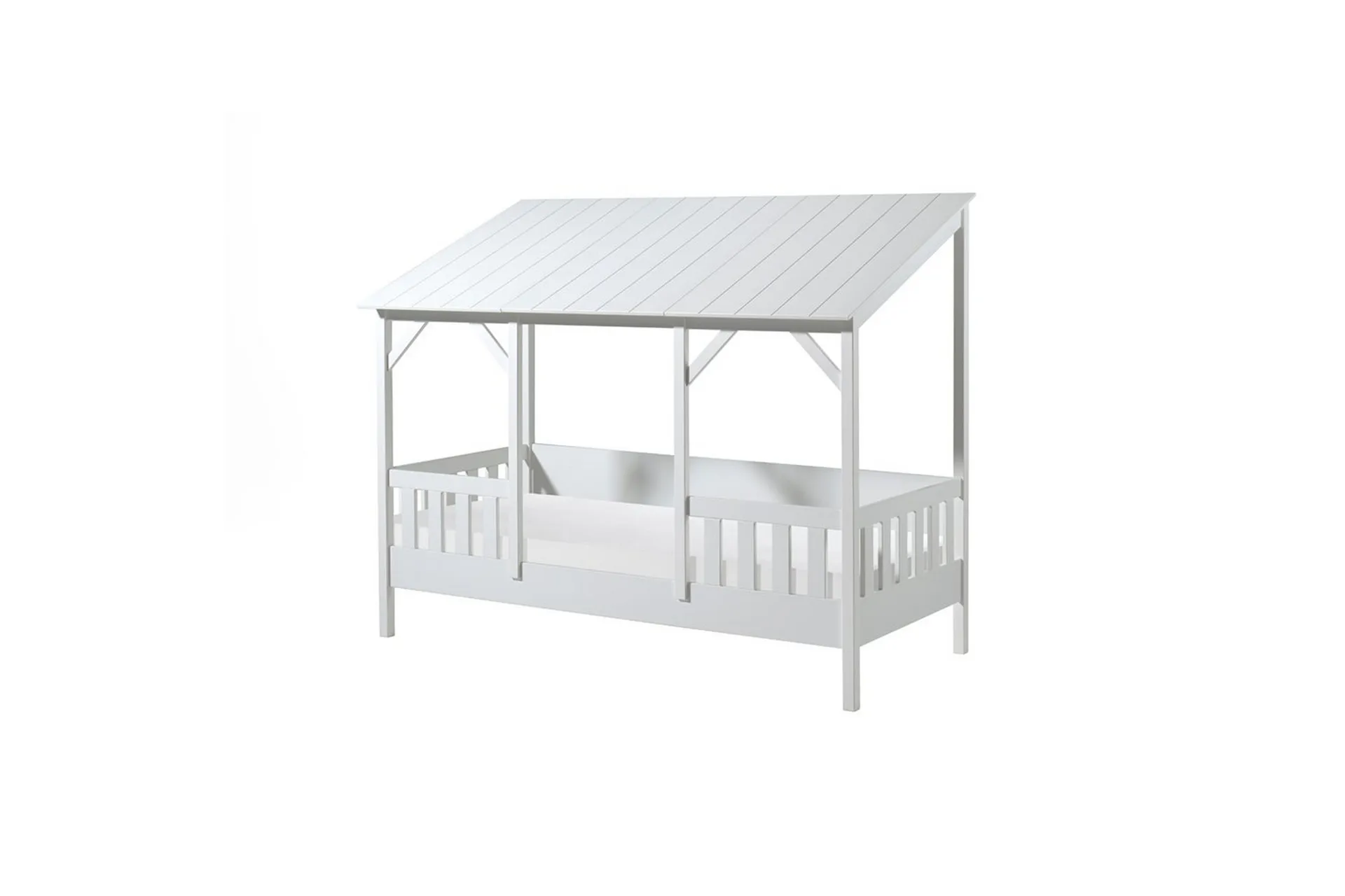 Housebed Hussäng 105x214 cm Vit