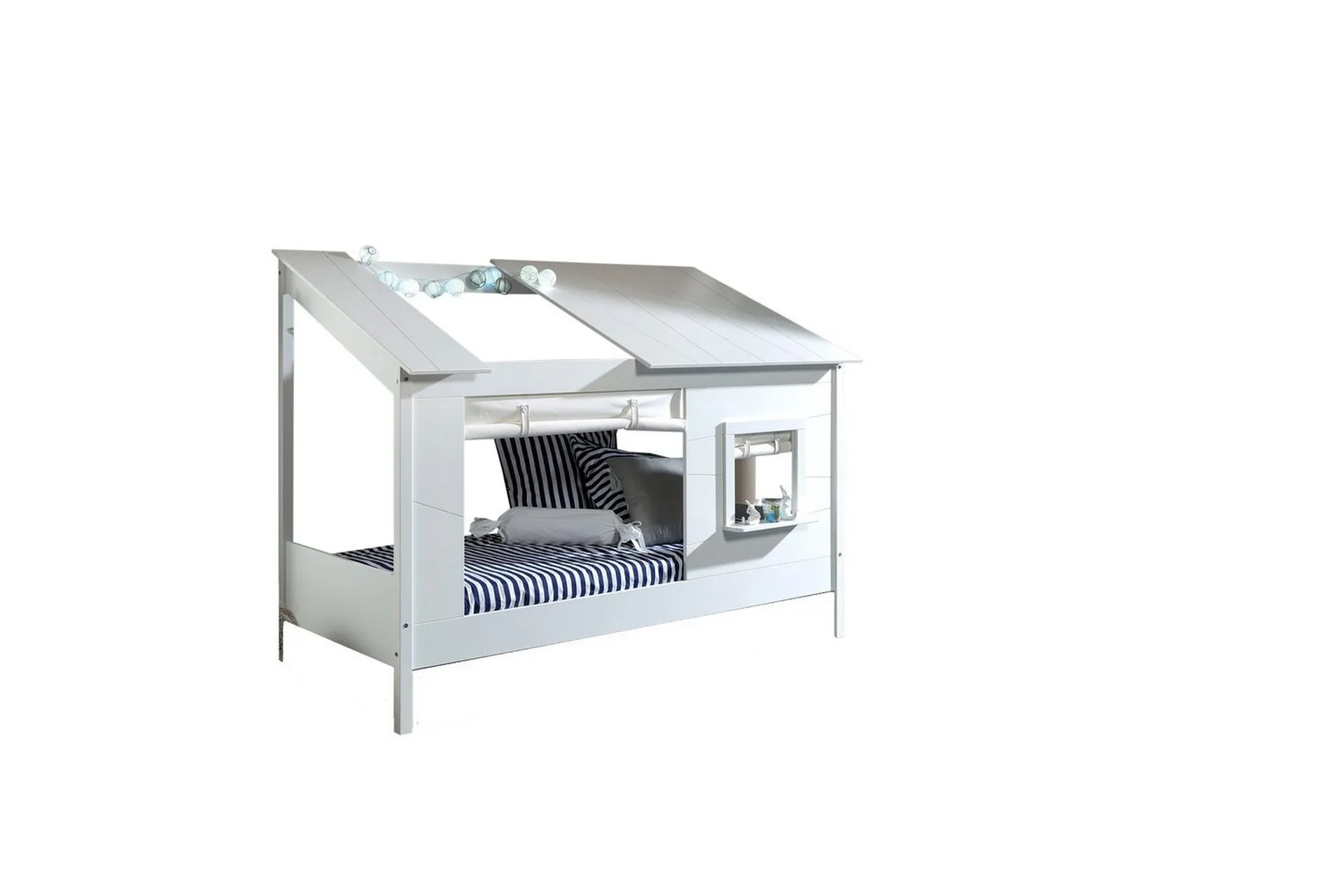 Housebed Hussäng 106x214 cm Vit