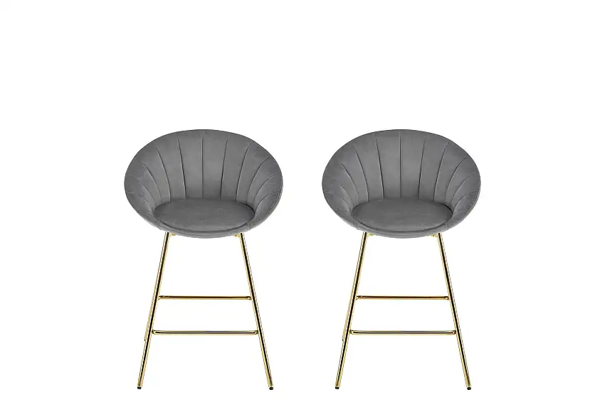 Aikka Barstol 87 cm Grå