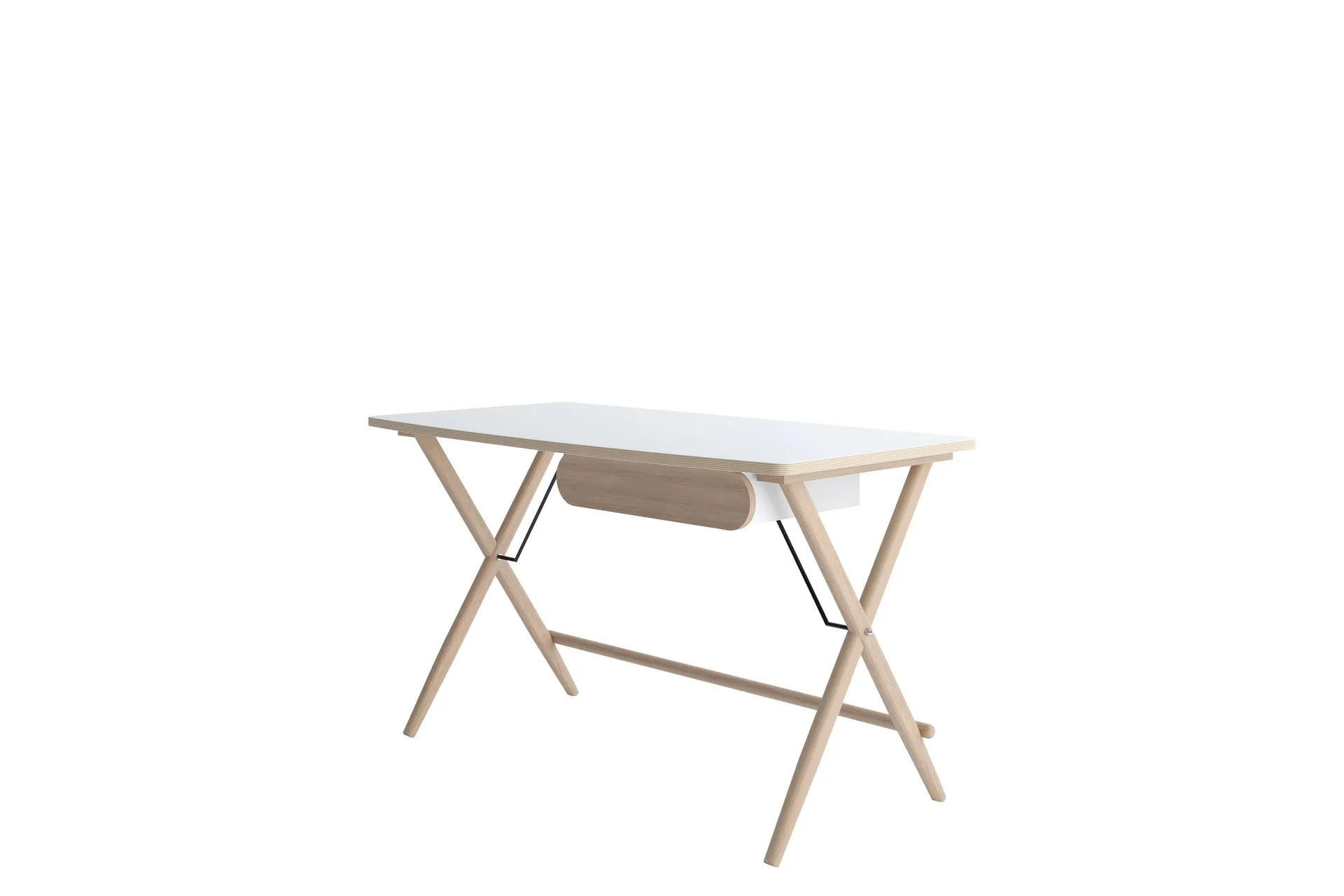 Aditiya Skrivbord 67x135 cm Vit