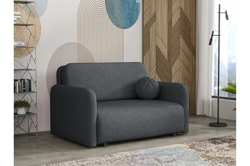 Ajmeri Bäddsoffa 2-sits i Bouclé Grå