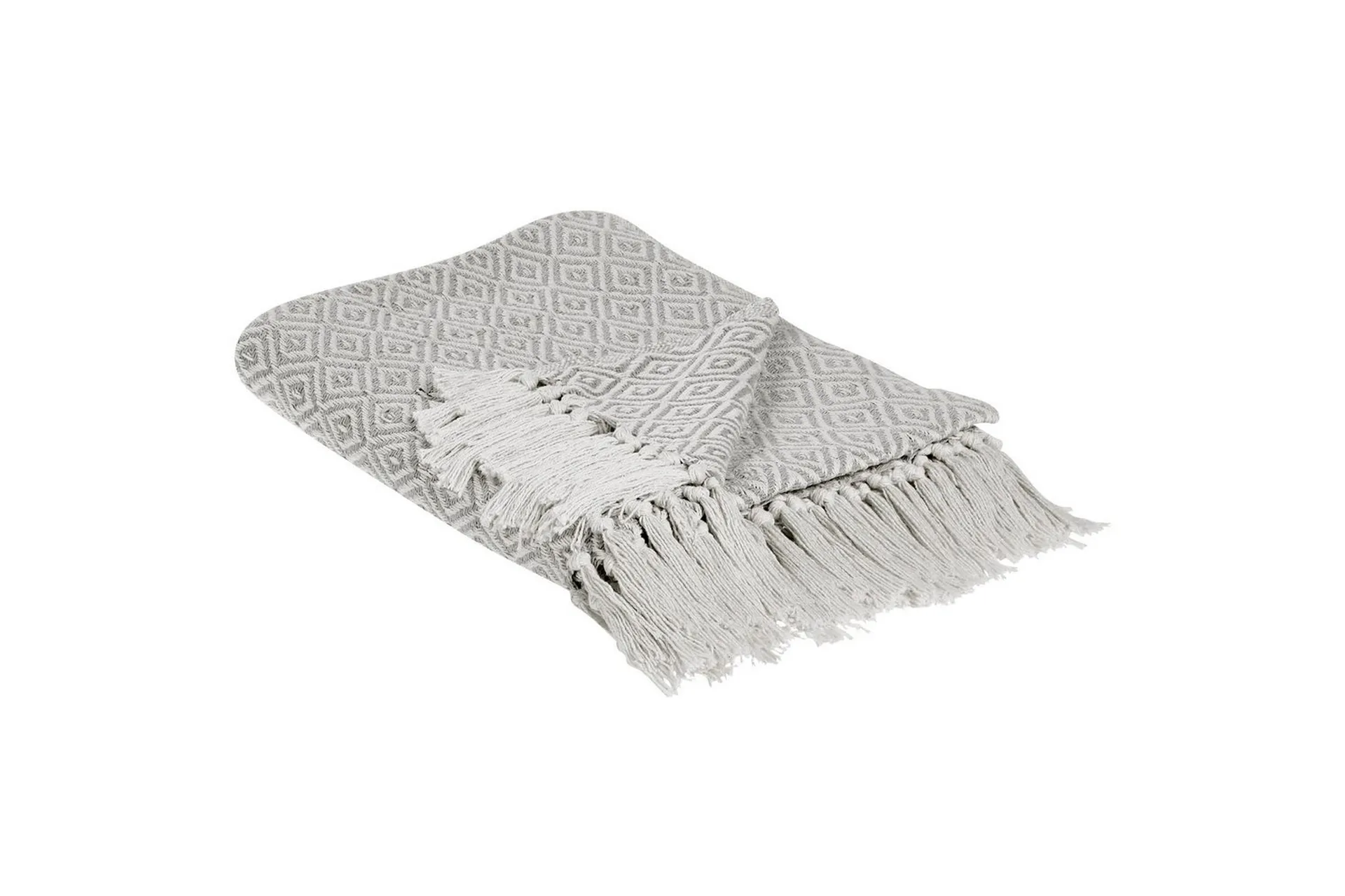 Pläd Mityal Beige/grå Beige/grå