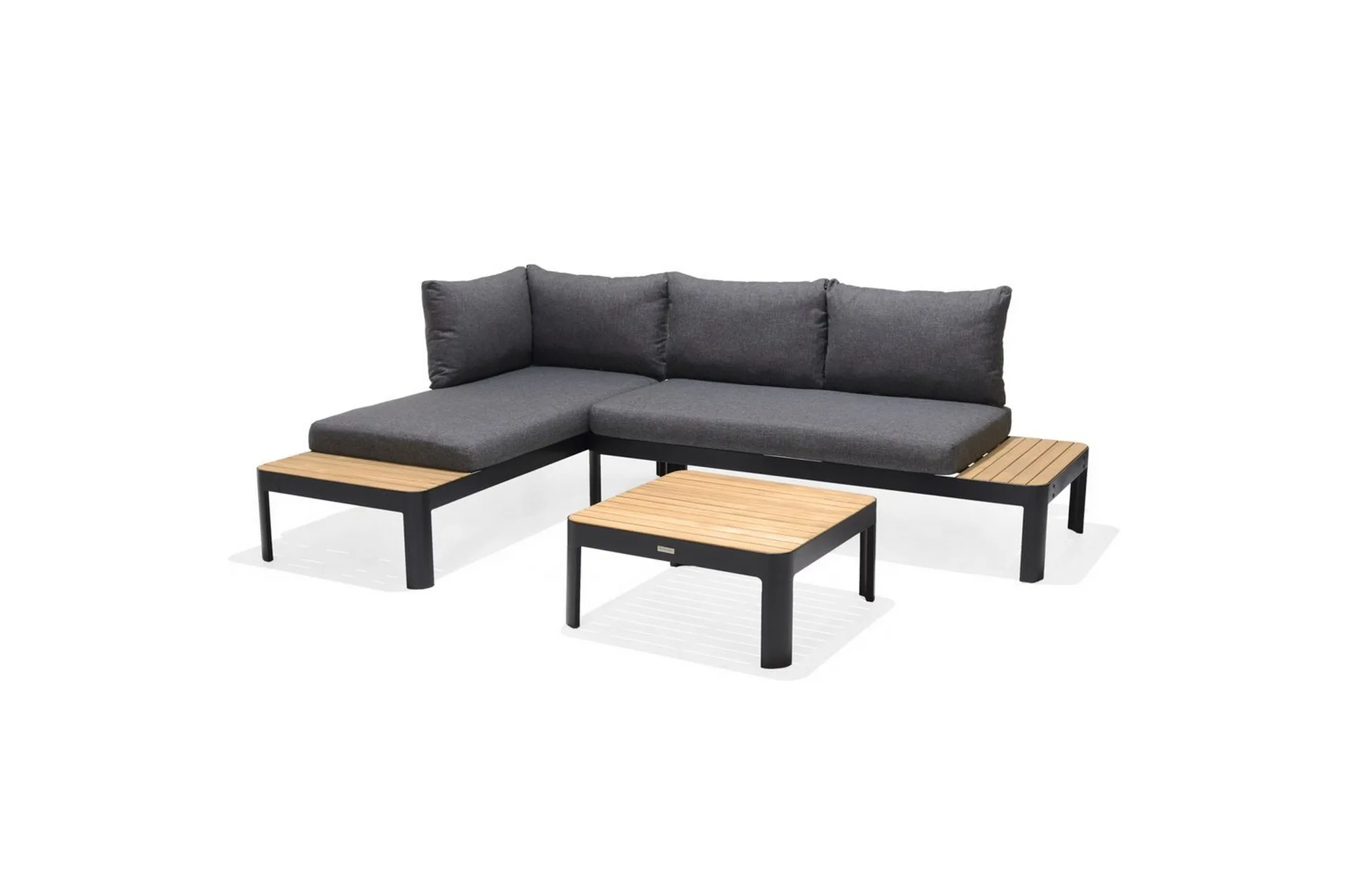 Utomhusmöbelgrupp Lifestyle Garden Portals 2x 2-sits modulsoffa & soffbord