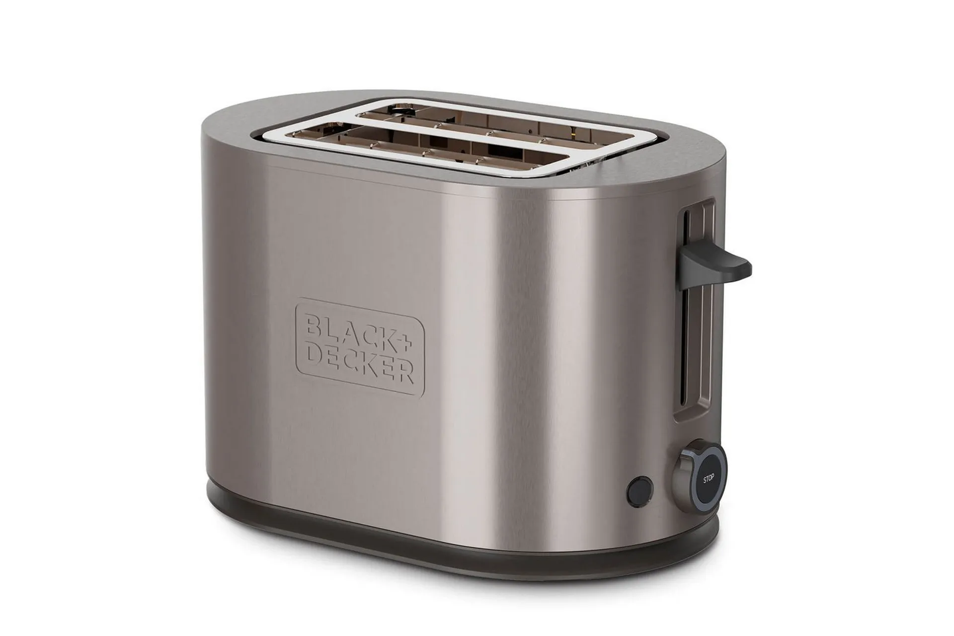 Brödrost Black+Decker 2 Fack Rostfritt 900W Stål