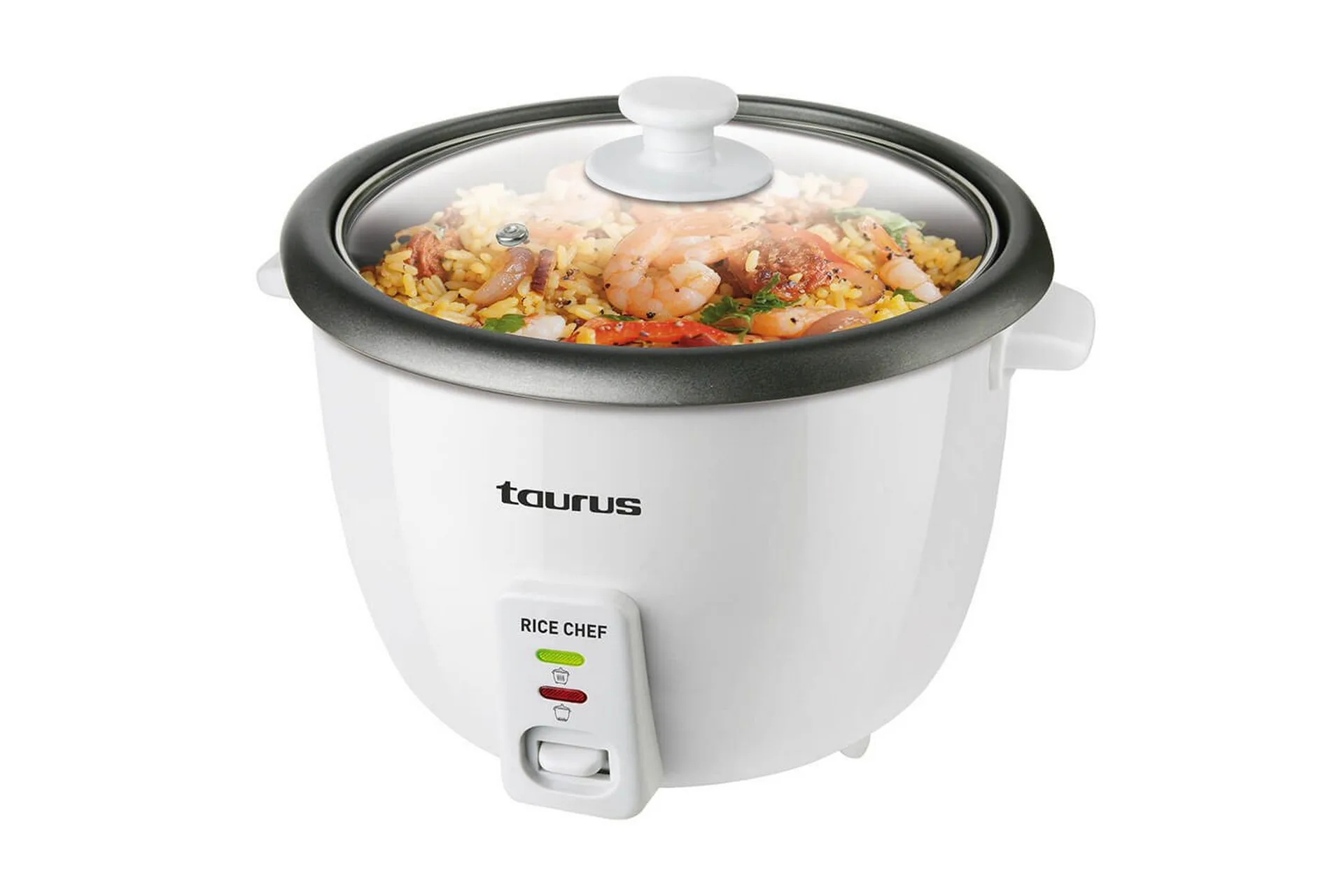 Riskokare Taurus 700W 1.8L Vit