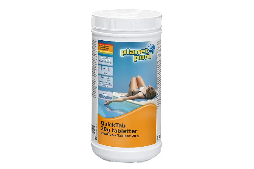 Vattenvård Planet Pool QuickTab 1 kg (20g tabletter)
