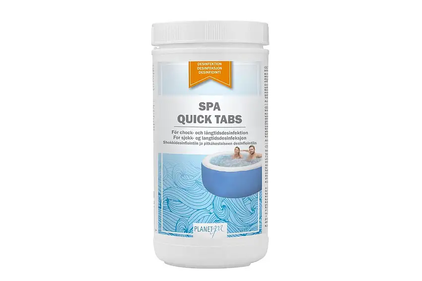 Vattenvård Planet Spa Quick Tabs 1 kg (20g)