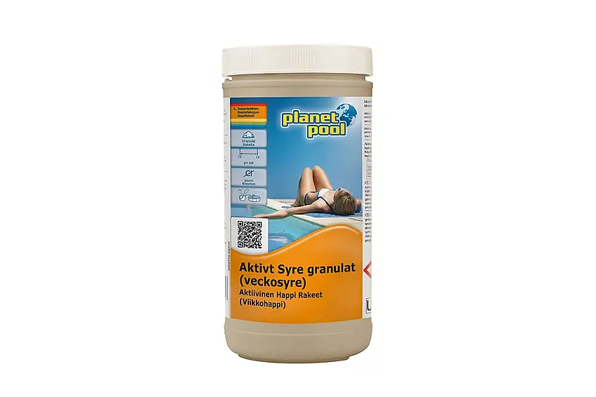 Vattenvård Planet Pool Aktivt Syre 1 kg Granulat