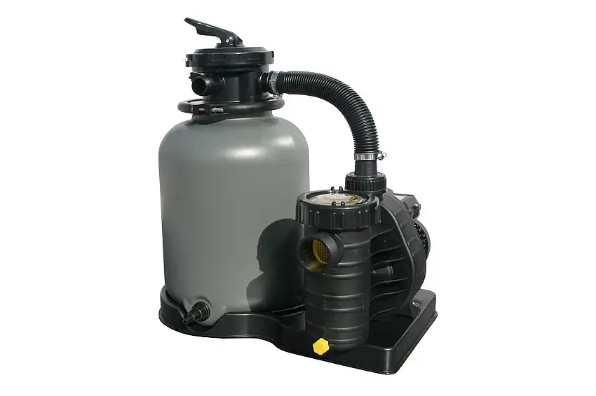 Sandfilterpump Planet Pool Monteringsplatta 6-vägs-ventil S (Filter Ø 330 mm Pump 6,0 m³/h)