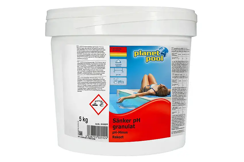 Vattenvård Planet Pool Sänker pH Granulat 3 kg