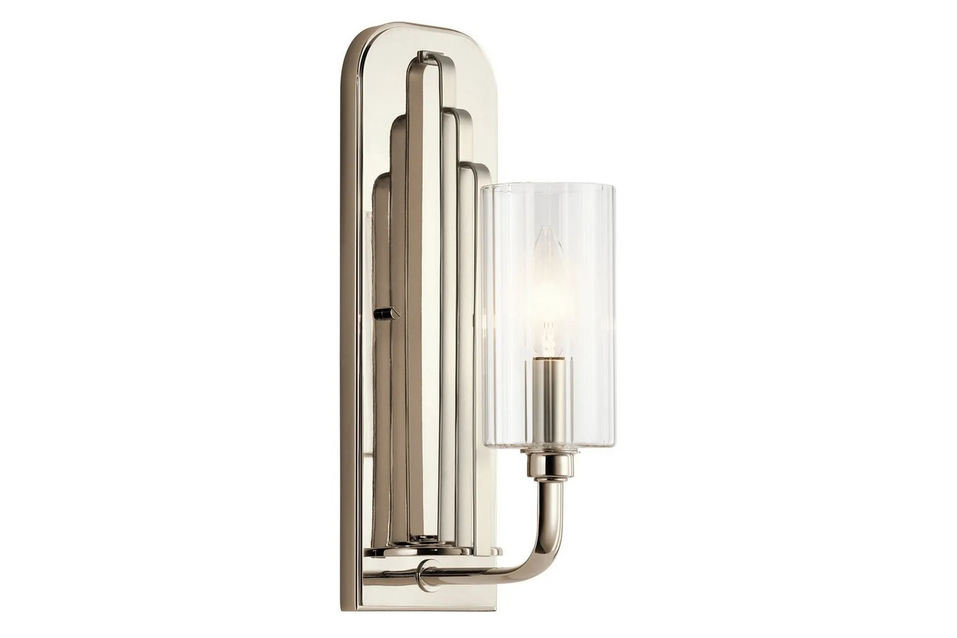 Vägglampa Kichler Kimrose Polerad Nickel