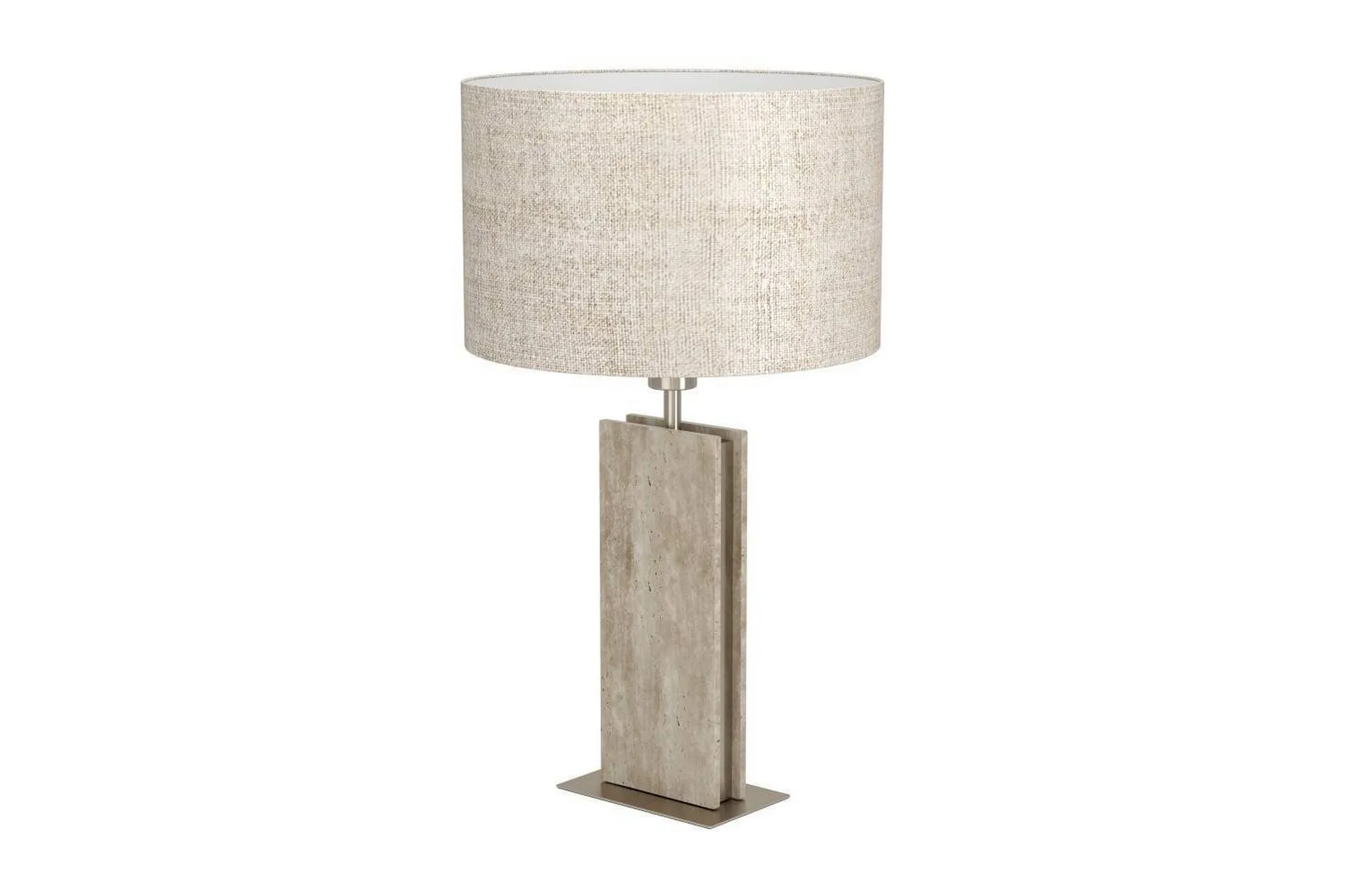 Bordslampa Eglo Belesar Nickel/Natur