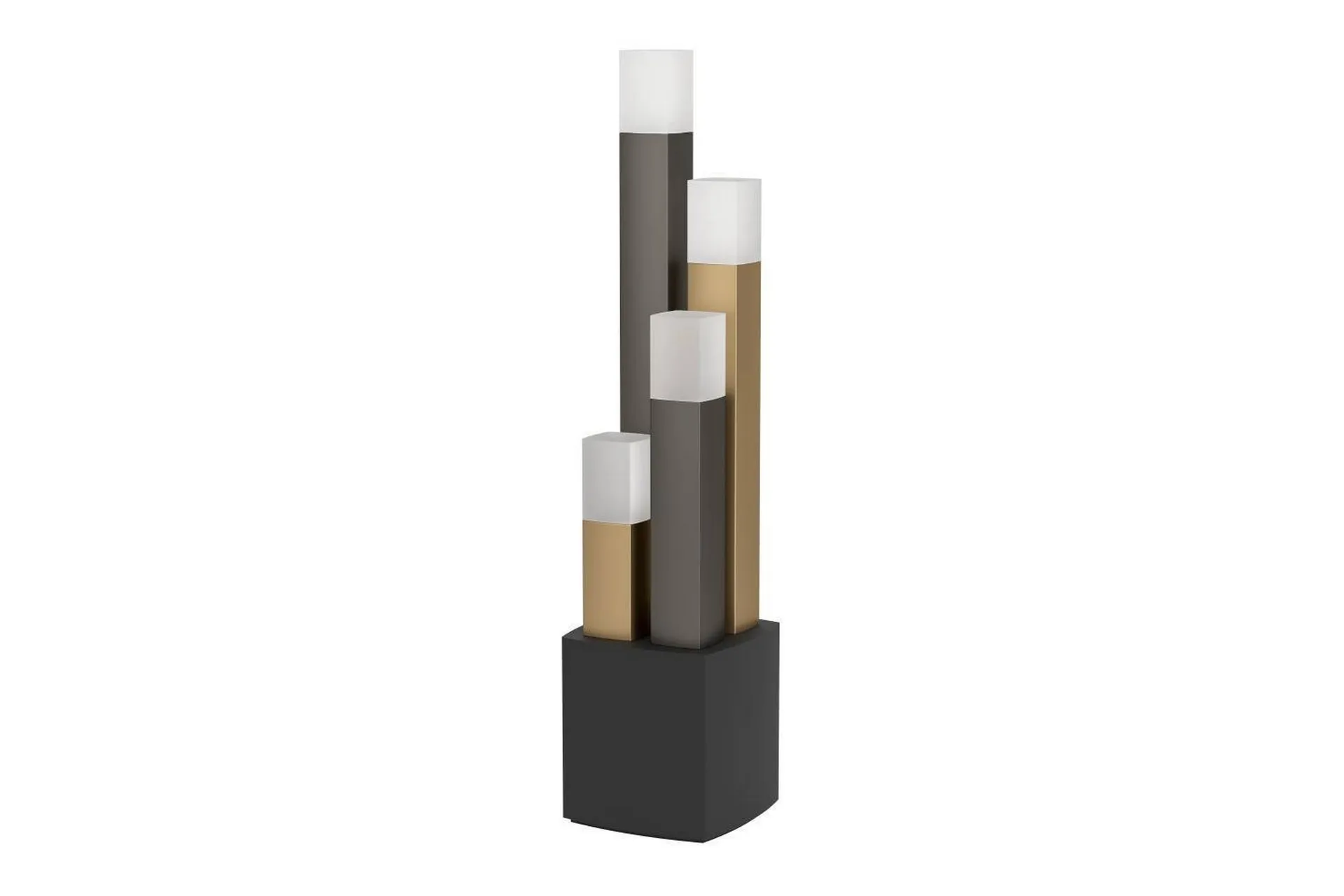 Bordslampa Eglo Estanterios Grå/Brun med 4 Lampor