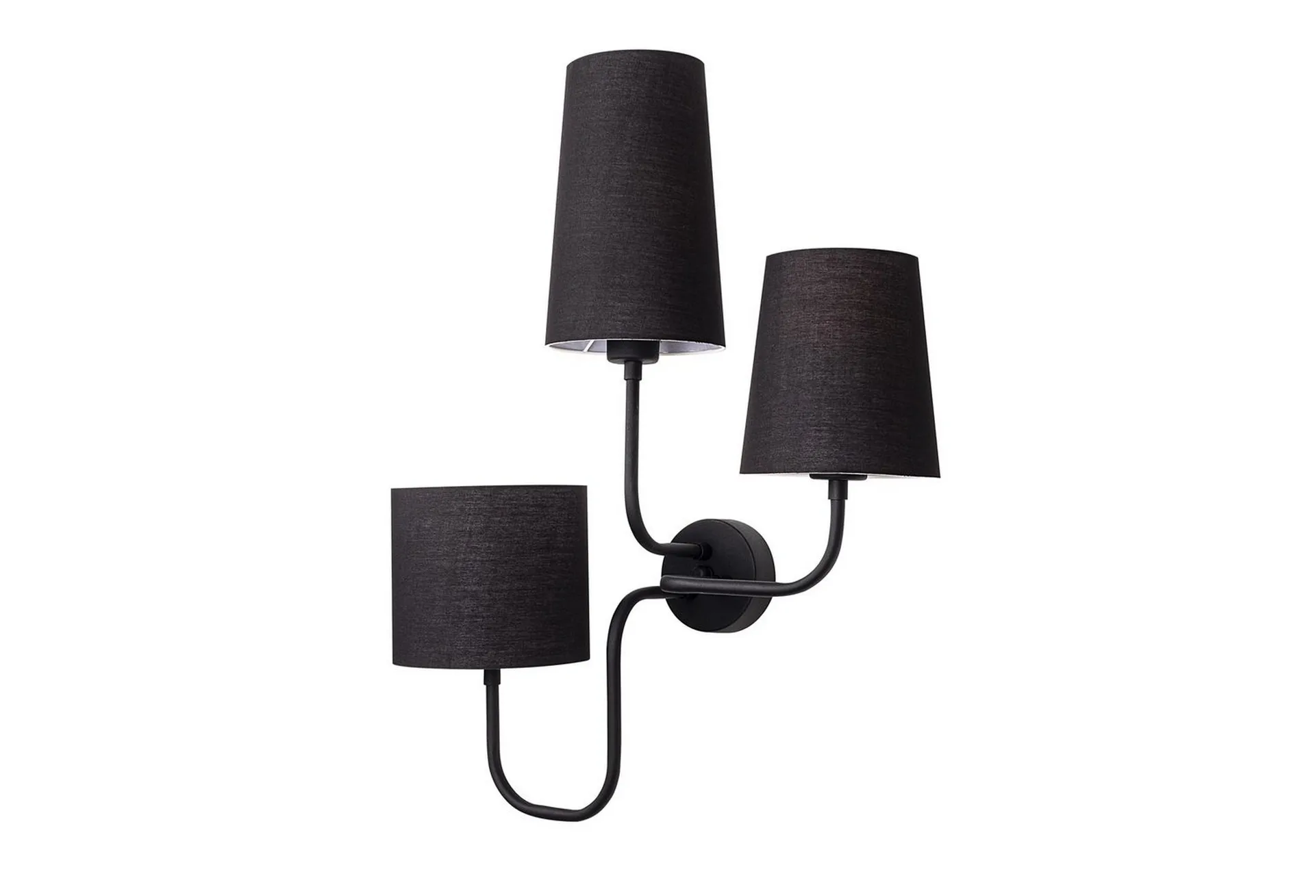 Vägglampa Rihan svart