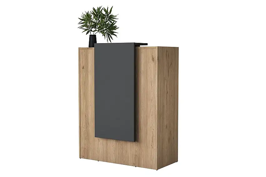 Receptionbord Valnöt / Antracit