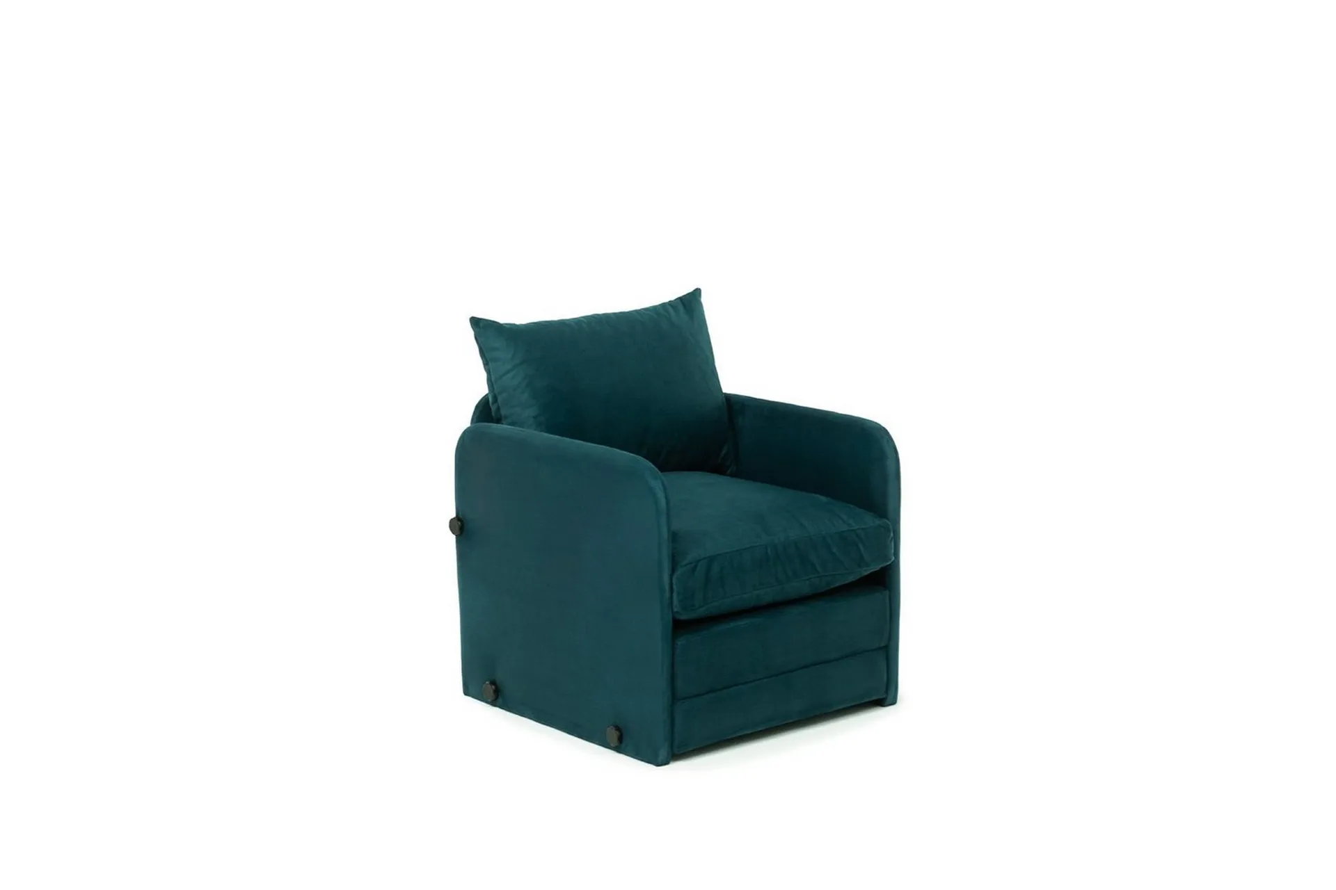 1-sits bäddsoffa Rubby Petrolgrön
