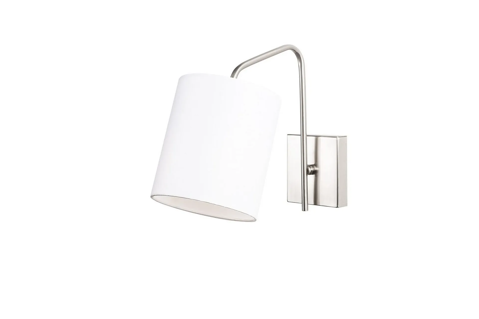Vägglampa Ve Nickel / Vit
