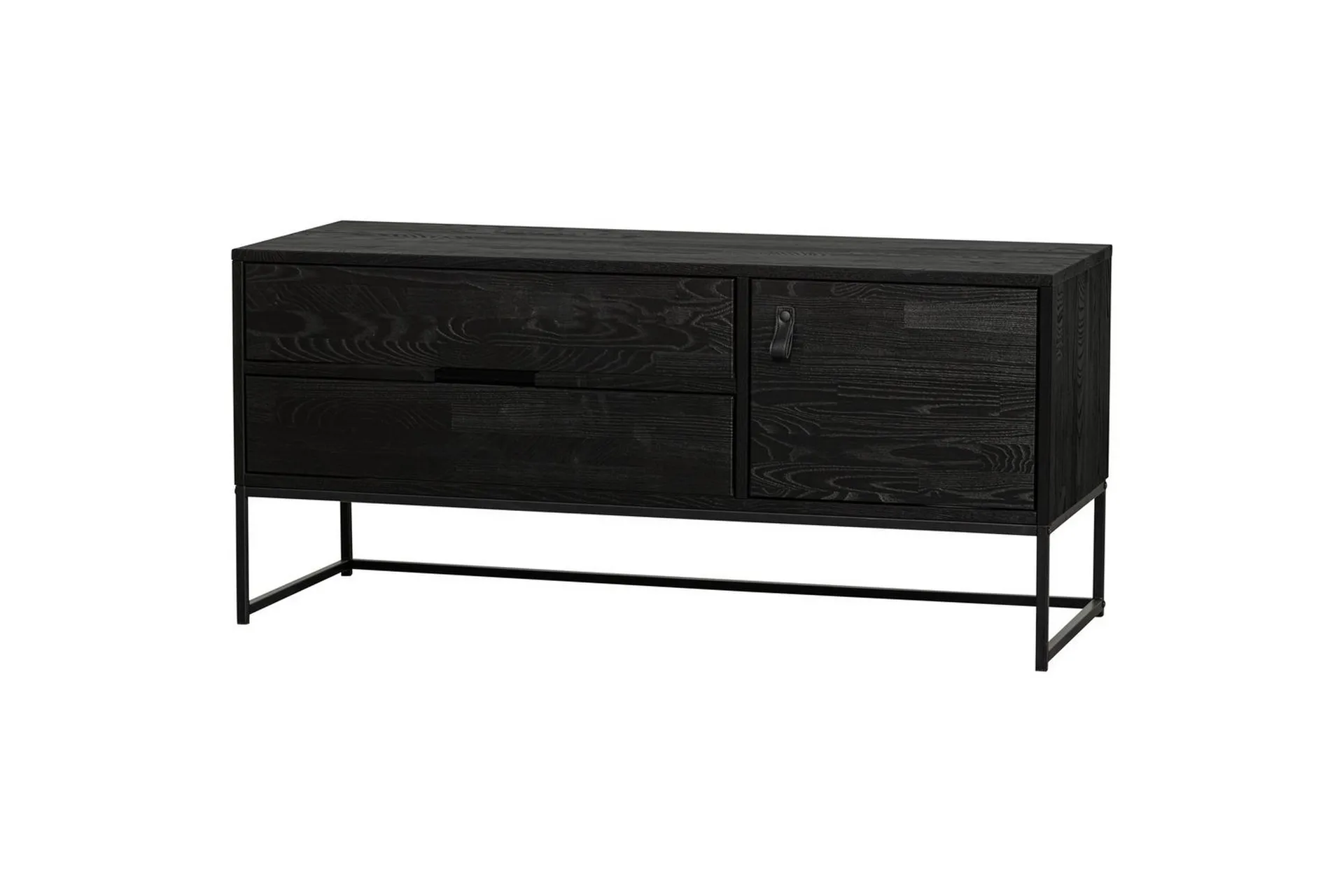 WOOOD TV-enhet Silas Blacknight, Ask, 120 cm