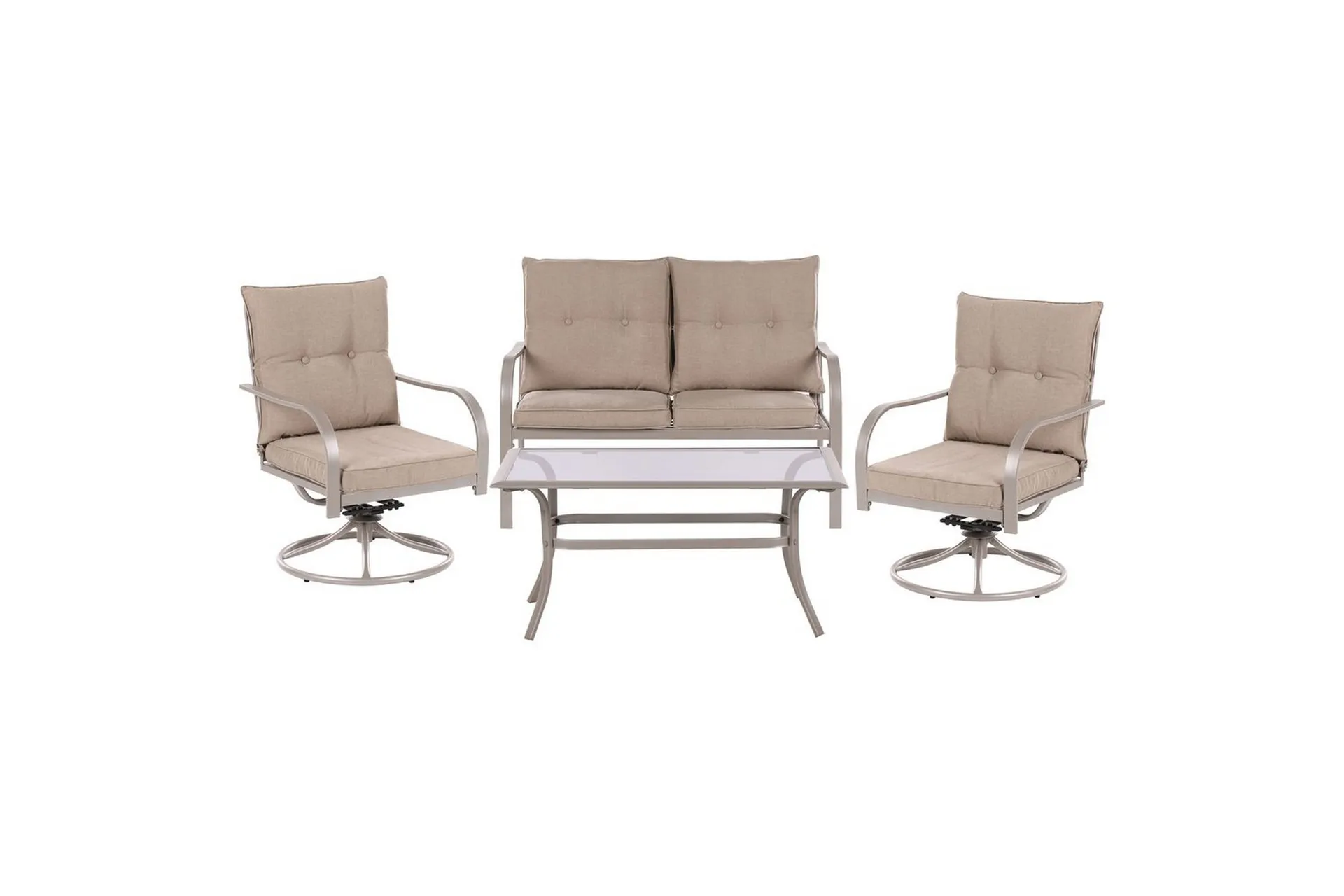 Utegrupp Mestrino Beige, svart