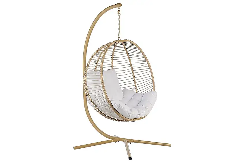 Hängstol Arco Beige, vit